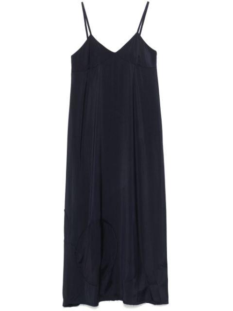 patch-detail midi dress by SOCIETE ANONYME