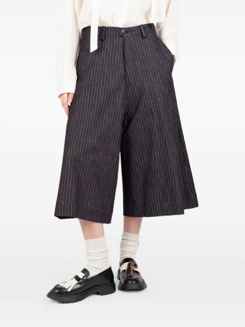 pinstripe shorts by SOCIETE ANONYME