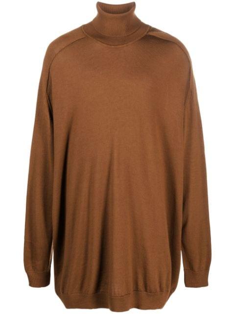 roll neck longline wool jumper by SOCIETE ANONYME