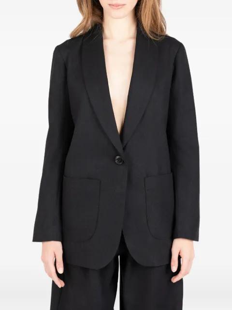 single-button patch-pocket blazer by SOCIETE ANONYME