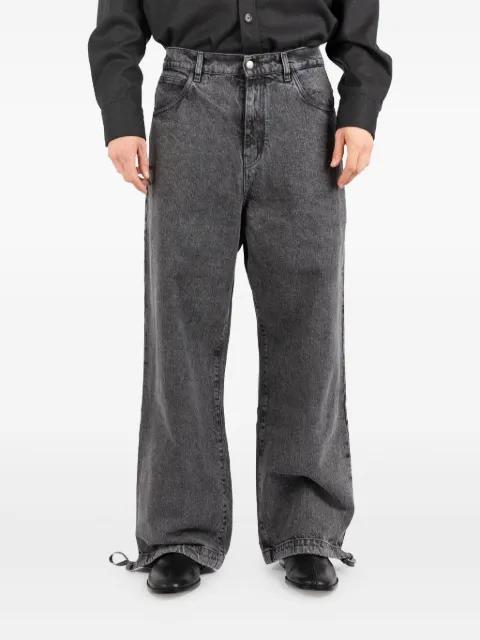 tie-detail denim by SOCIETE ANONYME