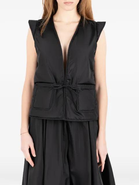 tie-detail waistcoat by SOCIETE ANONYME
