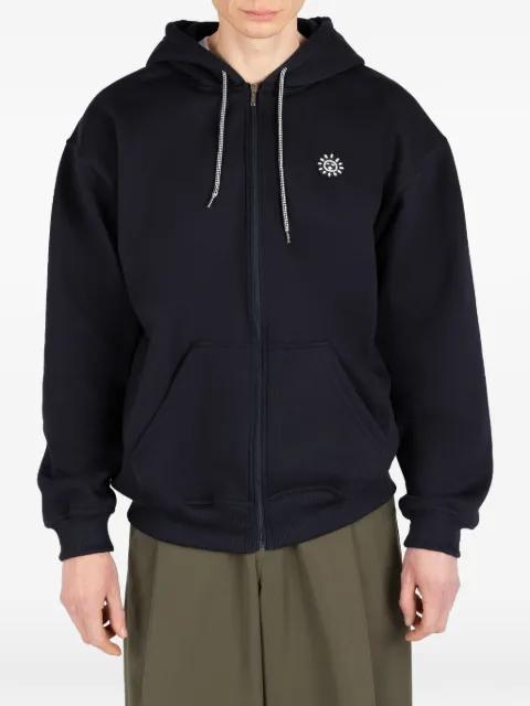 zip logo hoodie by SOCIETE ANONYME