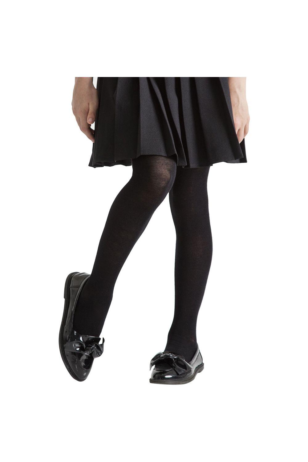 1 Pair Plain Bamboo Tights with Smooth Toe Seams by SOCKSHOP