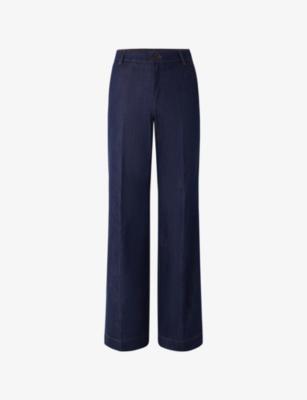 California Wide-Leg Denim Jeans by SOEUR
