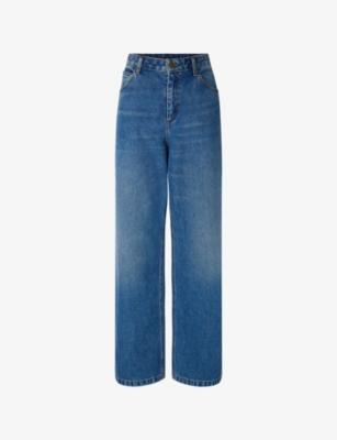 Calvin Straight-Leg Denim Jeans by SOEUR