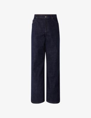 Calvin Straight-Leg Mid-Rise Jeans by SOEUR