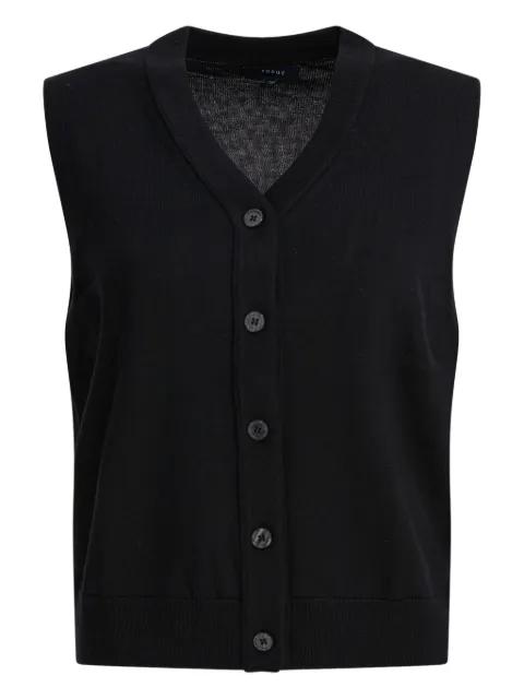 Chiara button-up vest by SOEUR