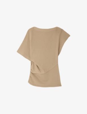 Dalina Short-Sleeved Cotton-Blend Jumper by SOEUR