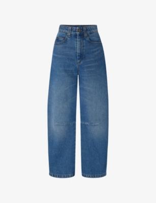 Eliott Relaxed-Fit Denim Jeans by SOEUR