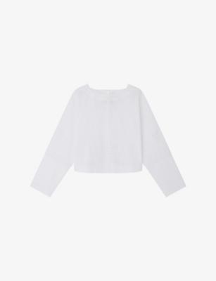 Hansel Broderie-Anglaise Cotton-Poplin Blouse by SOEUR