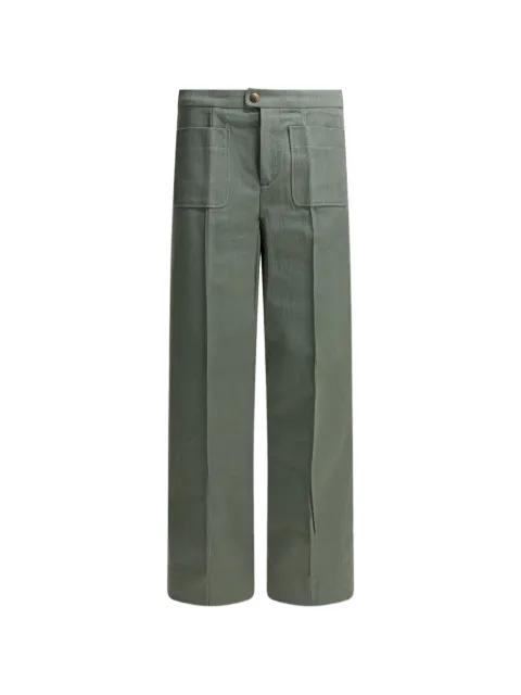 Harry patch-pocket wide-leg trousers by SOEUR