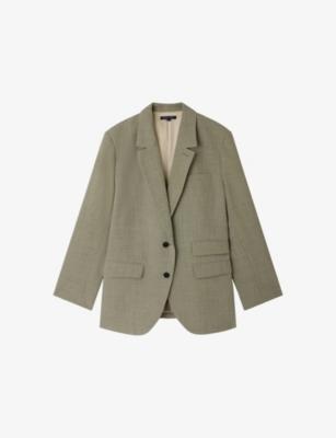 Harvest Relaxed-Fit Woven Blazer by SOEUR