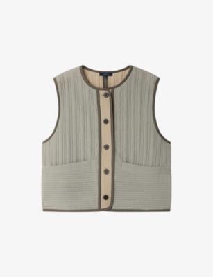 Hima Quilted Cotton Vest by SOEUR