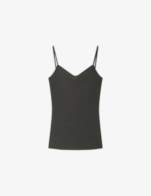 Ila Open-Back Cotton-Blend Cami Top by SOEUR