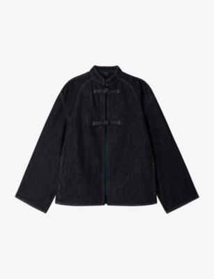 Iliana Relaxed-Fit Denim Jacket by SOEUR