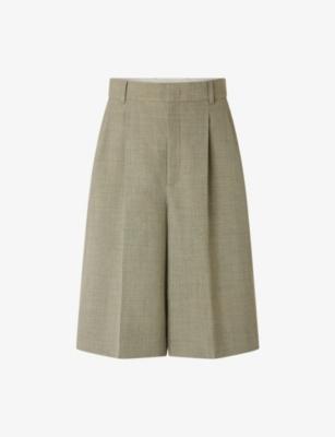 Imogen Wide-Leg Cotton-Poplin Shorts by SOEUR