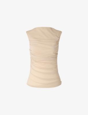 Irina Gathered-Detail Cotton-Blend Vest Top by SOEUR