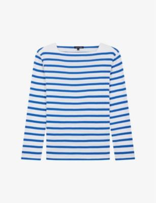 Katy stripe cotton T-shirt by SOEUR