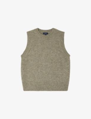Namaste Round-Neck Knitted Vest by SOEUR