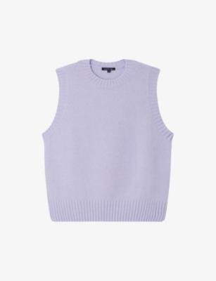 Namaste round-neck sleeveless stretch-knit vest by SOEUR