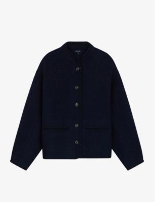 Olympe cropped boxy-fit wool jacket by SOEUR