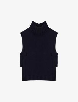 Or tie-detail wool-blend jumper by SOEUR