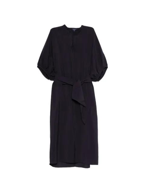 belted short-sleeved dress by SOEUR