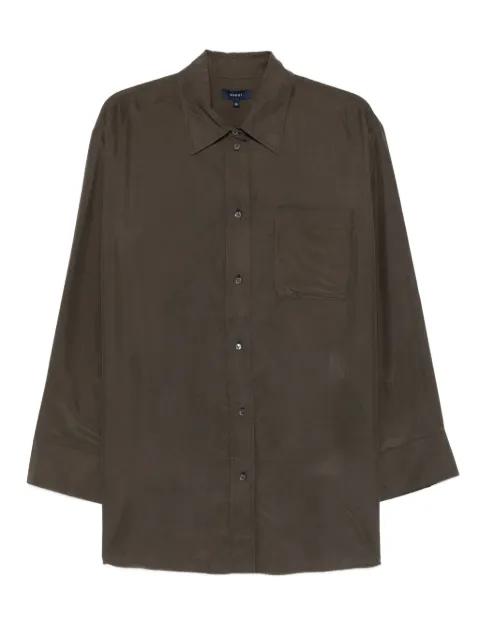 button-down pocket shirt by SOEUR