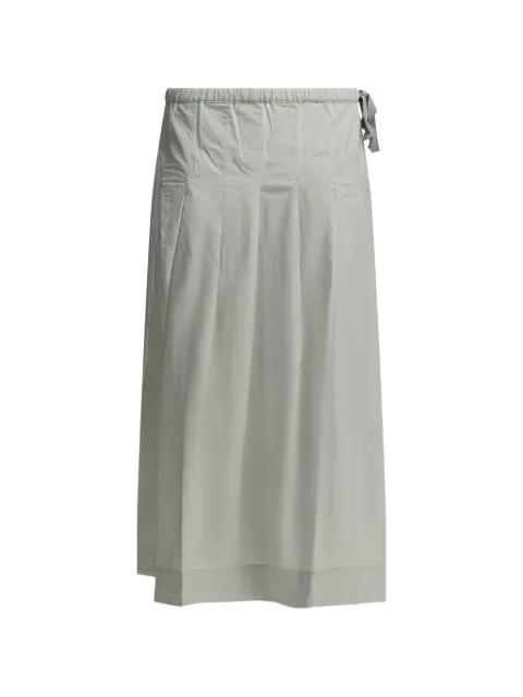 elasticated-waist pleated maxi skirt by SOEUR