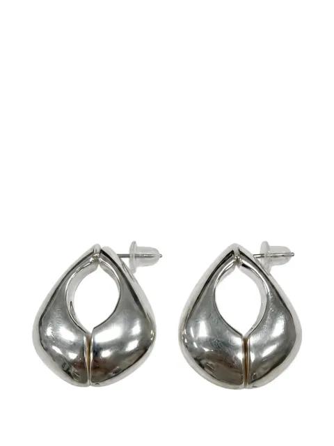 maxi Moon-line sculptural drop earrings by SOEUR