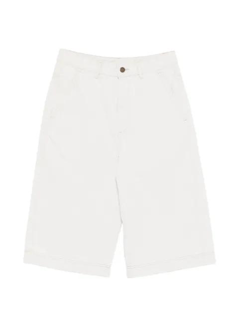 pocket denim shorts by SOEUR
