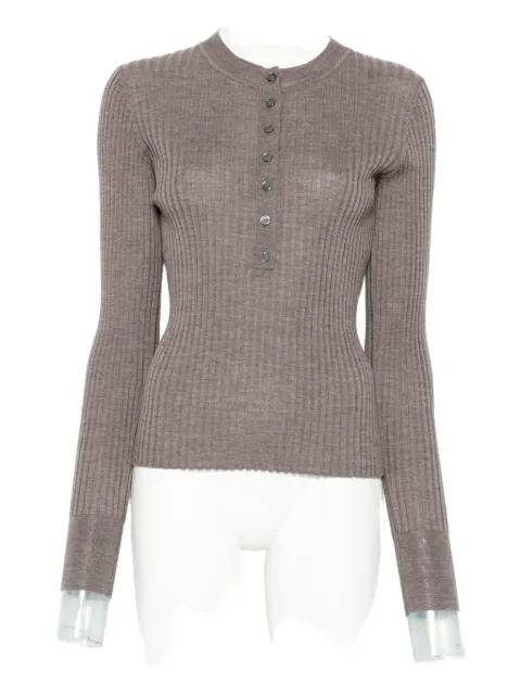 ribbed long-sleeve top by SOEUR