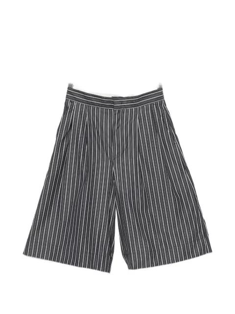 striped culottes shorts by SOEUR