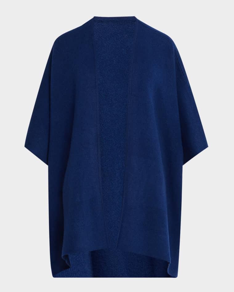 Cashmere Double Knit Cape by SOFIA CASHMERE