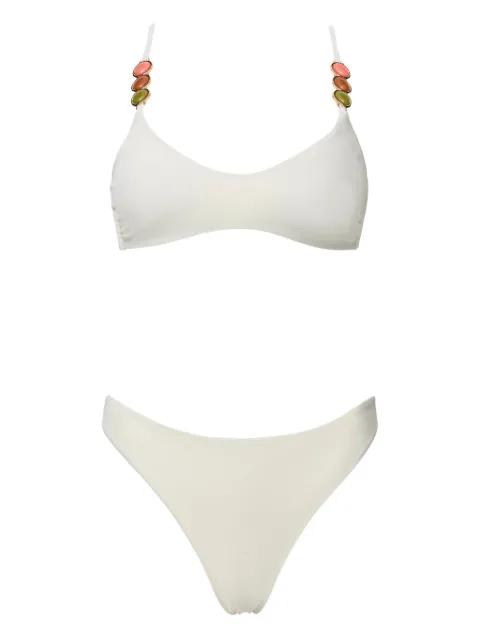 Giselle beaded bikini by SOFIA ERHAN