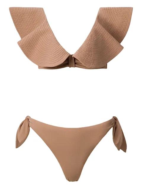 Marina ruffled bikini by SOFIA ERHAN