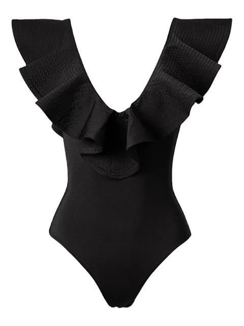 Stella sleeveless ruffle-detail swimsuit by SOFIA ERHAN