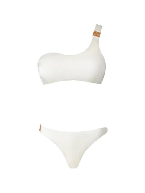 one-shoulder embellished-detail bikini by SOFIA ERHAN