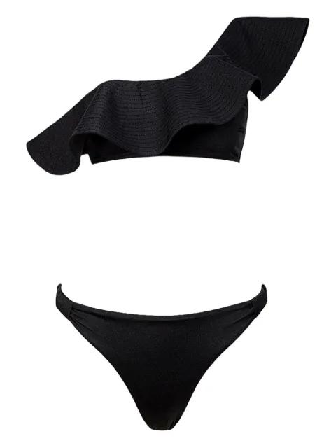 ruffle one-shoulder bikini by SOFIA ERHAN
