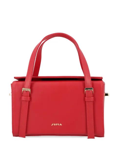 mini Belmondo buckle detail tote bag by SOFIA