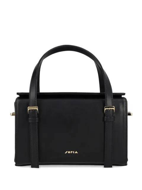 mini Belmondo buckle tote bag by SOFIA
