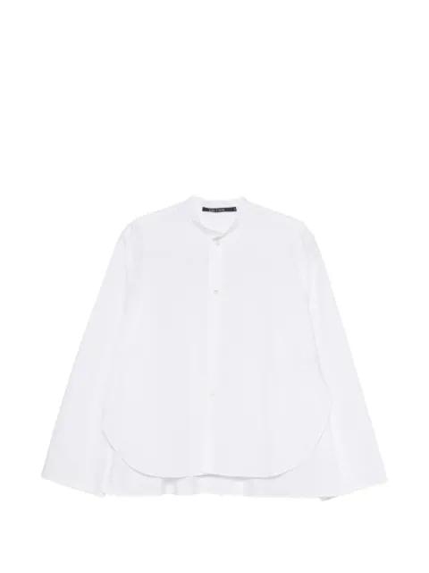 band-collar curved-hem shirt by SOFIE D'HOORE