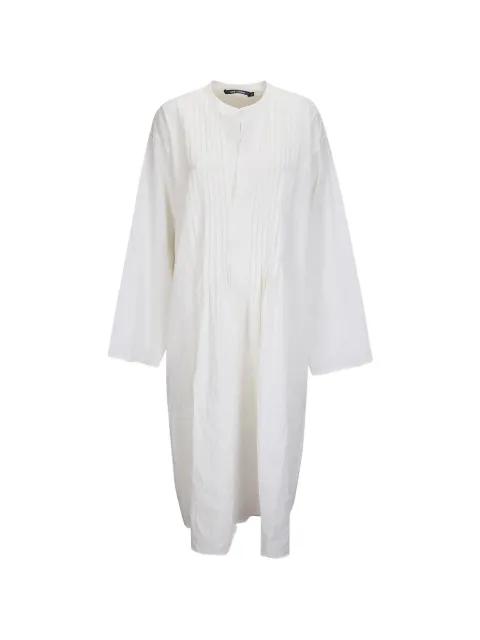 pleated-chest long-sleeved midi dress by SOFIE D'HOORE