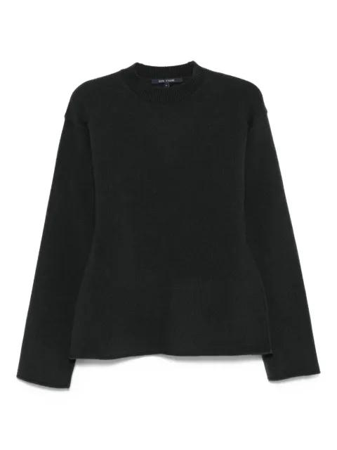 round-neck wool sweater by SOFIE D'HOORE