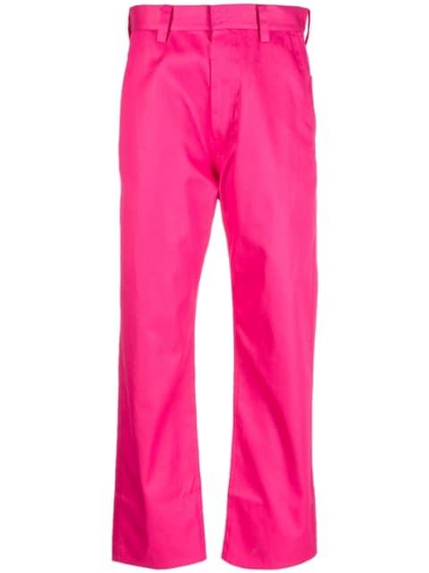 straight-leg cropped cotton trousers by SOFIE D'HOORE