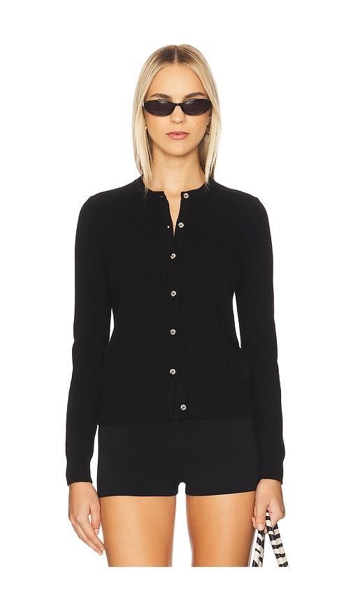 Soft Goat Cardigan in Black by SOFT GOAT