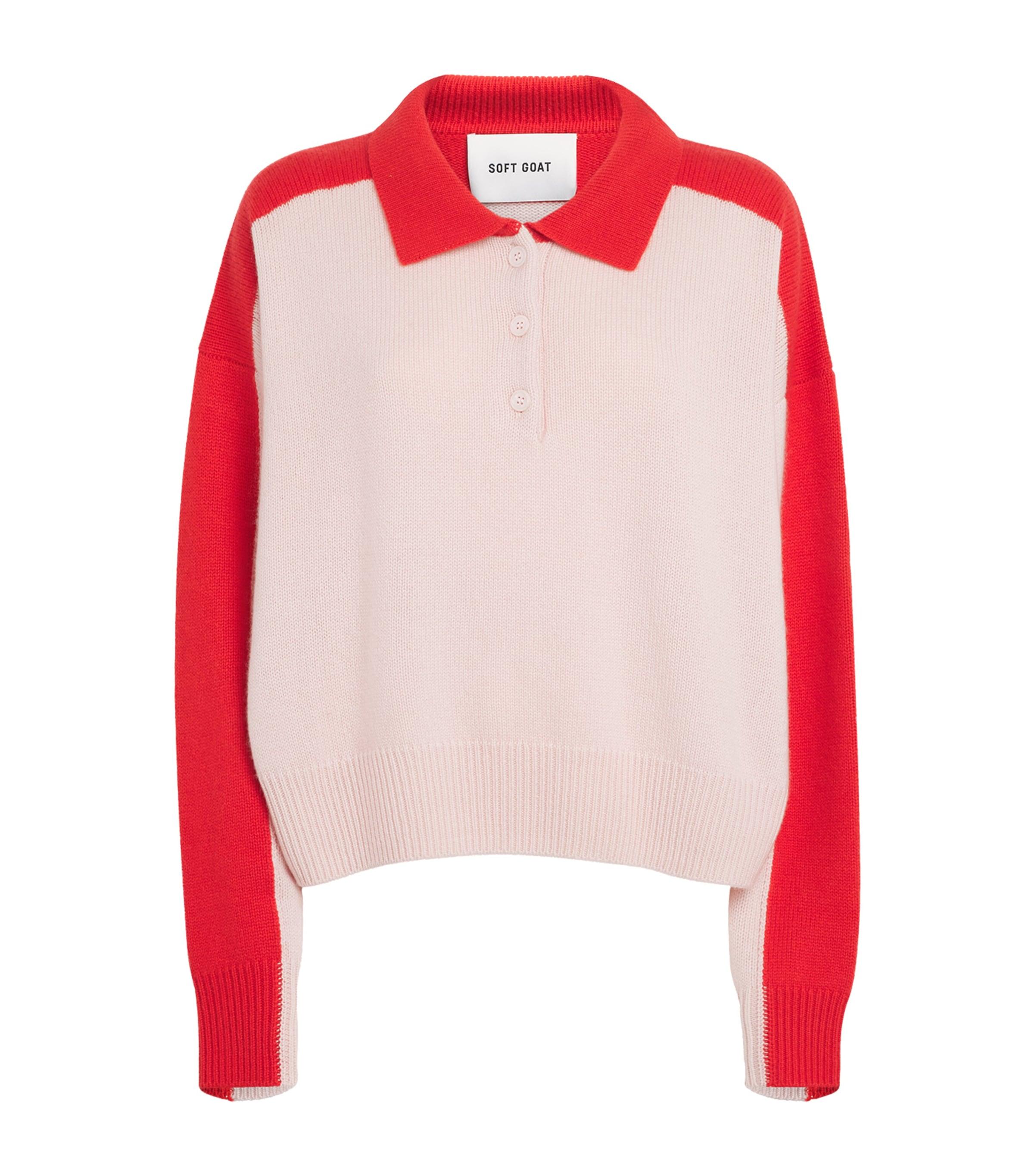 Soft Goat Cashmere Polo-Neck Sweater by SOFT GOAT