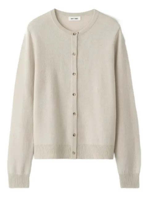 buttoned round-neck cardigan by SOFT GOAT