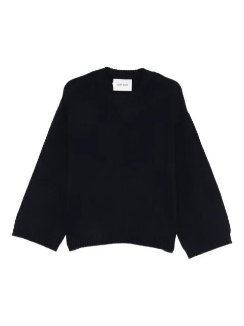 chunky cashmere crew-neck sweater by SOFT GOAT